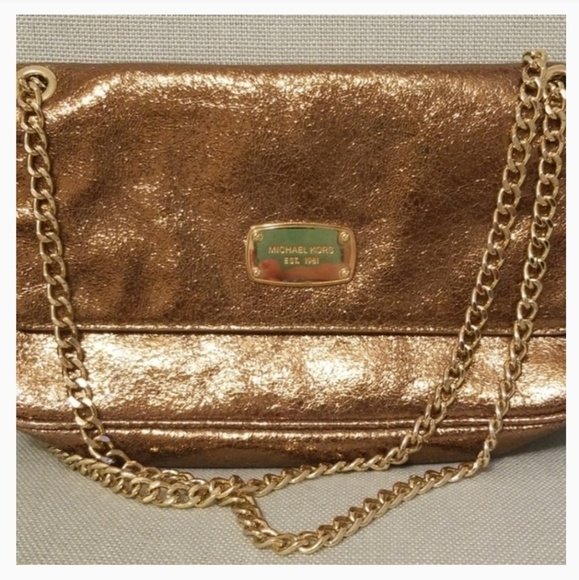 Michael Kors Handbags - MICHAEL KORS bronze gold bag